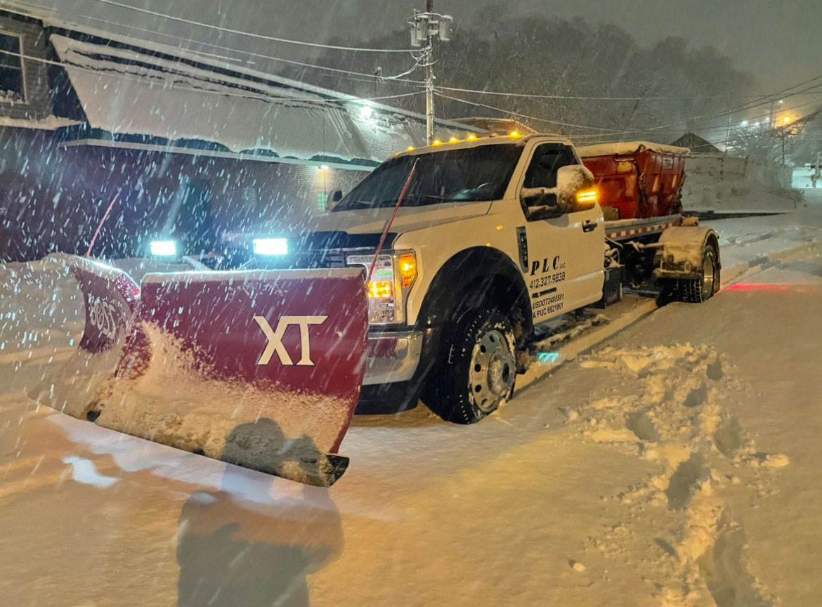 PLC Hauling snow plow